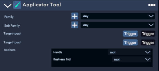 Conditions : Unit Applicator - Applicator Tool