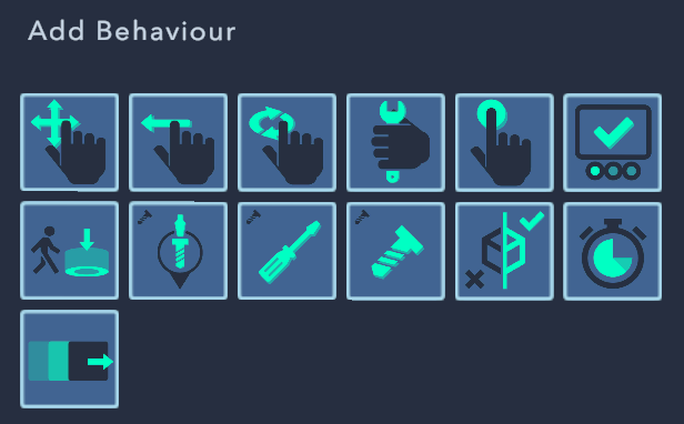 Conditions : Select Condition Menu